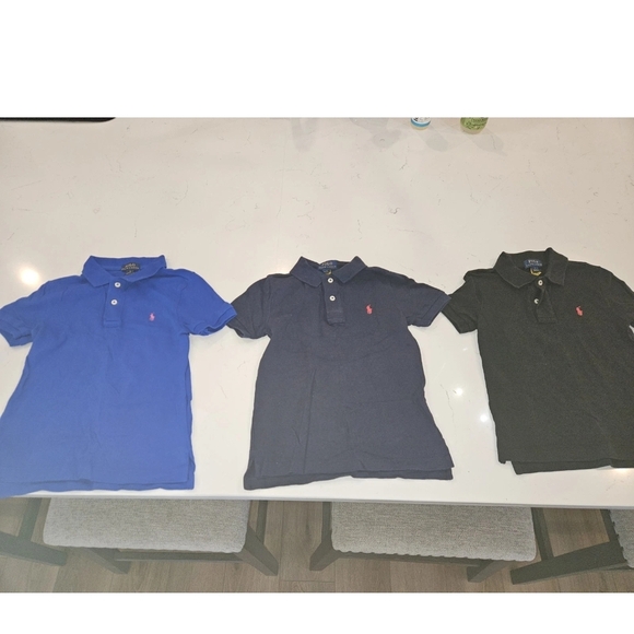 Ralph Lauren Other - 3 Pc. Lot of Polo Ralph Lauren short-sleeve mesh polo shirts . Kids size 5